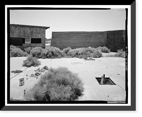 Edwards Air Force Base, South Base, Rammed Earth Aircraft Dispersal Revetments, Western Shore of Rogers Dry Lake, Boron, Kern County, CA - 18 Classic, Vintage Wall Art