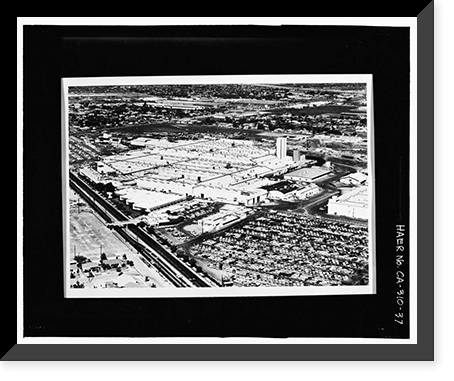NASA Industrial Plant, 12214 Lakewood Boulevard, Downey, Los Angeles County, CA - 37, Antique Print