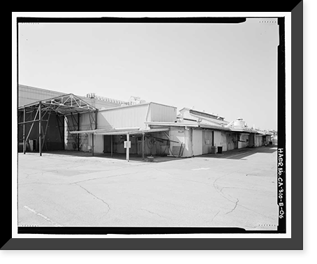 NASA Industrial Plant, Maintenance Facility, 12214 Lakewood Boulevard, Downey, Los Angeles County, CA - 6, Historic Print
