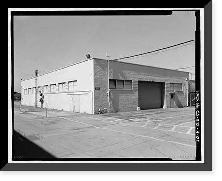 NASA Industrial Plant, Garage & Transportation Maintenance Facility, 12214 Lakewood Boulevard, Downey, Los Angeles County, CA - 2 Classic, Antique Poster