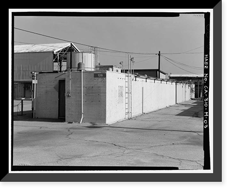 Historic Framed Print, NASA Industrial Plant, Hazardous Materials Storage, 12214 Lakewood Boulevard, Downey, Los Angeles County, CA - 3,  17-7/8" x 21-7/8"