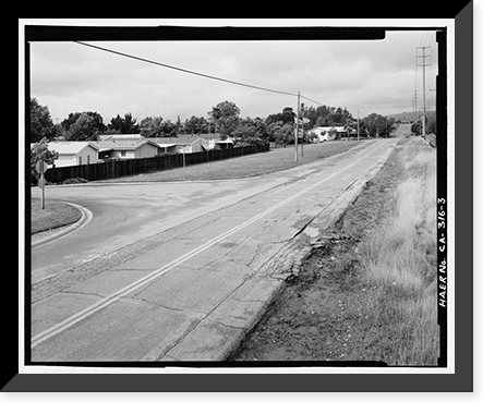 Placerville Road, White Rock Road between Clarksville & White Rock, El Dorado Hills, El Dorado County, CA - 3, Antique Print