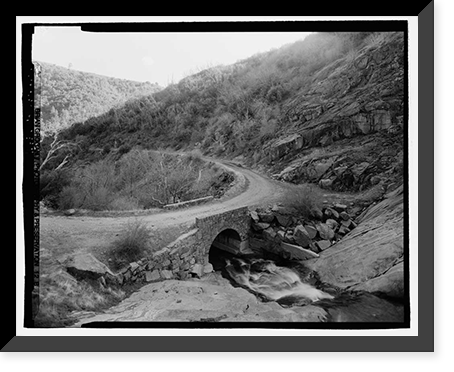 Historic Framed Print, Foresta Road, Yosemite Village, Mariposa County, CA - 4,  17-7/8" x 21-7/8"