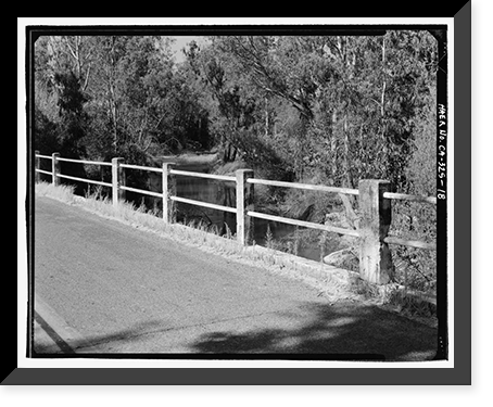 Cottonwood Creek Bridge, Spanning Cottonwood Creek on Road 28, Madera, Madera County, CA - 18, Antique Wall Art