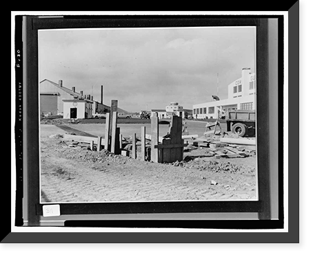 Historic Framed Print, U.S. Coast Guard Air Station San Francisco, 1020 North Access Road, San Francisco, San Francisco County, CA - 7,  17-7/8" x 21-7/8"
