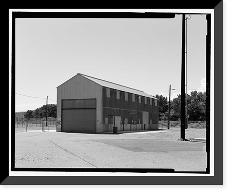 Historic Framed Print, Department of Energy, Grand Junction Office, Building No. 35, 2597 B3/4 Road, Grand Junction, Mesa County, CO - 3,  17-7/8" x 21-7/8"