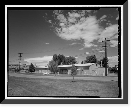 Historic Framed Print, Department of Energy, Grand Junction Office, Building No. 20, 2597 B3/4 Road, Grand Junction, Mesa County, CO,  17-7/8" x 21-7/8"