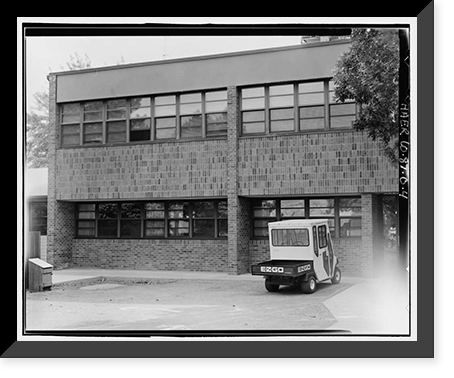 Historic Framed Print, Department of Energy, Grand Junction Office, Building No. 810, 2597 B3/4 Road, Grand Junction, Mesa County, CO - 4,  17-7/8" x 21-7/8"