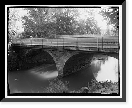 First Street Bridge, Spanning Napa Creek at First Street, between Main Street & Soscol Avenue, Napa, Napa County, CA - 5, Antique Wall Art