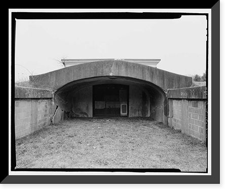 Historic Framed Print, Lake Whitney Water Filtration Plant, Filtration Plant, South side of Armory Street between Edgehill Road & Whitney Avenue, Hamden, New Haven County, CT - 12,  17-7/8" x 21-7/8"