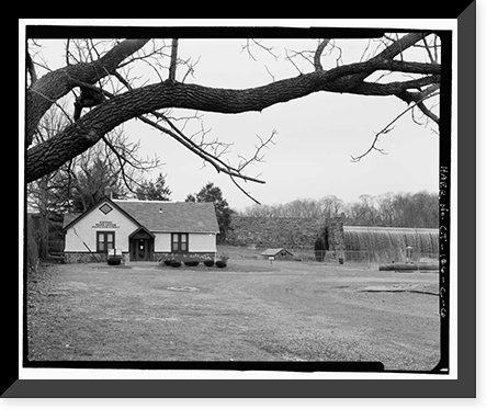 Lake Whitney Water Filtration Plant, Lake Whitney Dam, East side of Whitney Avenue near intersection with Armory Street, Hamden, New Haven County, CT - 6, Vintage Wall Art