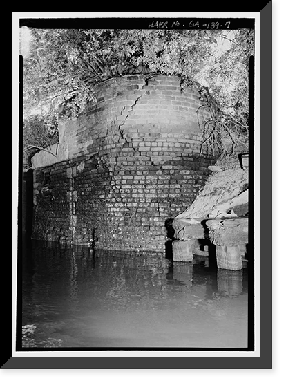 Savannah & Ogeechee Barge Canal, Between Ogeechee & Savannah Rivers, Savannah vicinity, Chatham County, GA - 7, Historic Reproduction