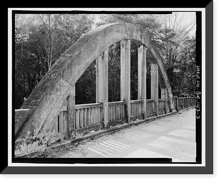 Buena Vista Road Bridge, Spanning Upatoi Creek at Fort Benning, Columbus, Muscogee County, GA - 3, Historic Reproduction