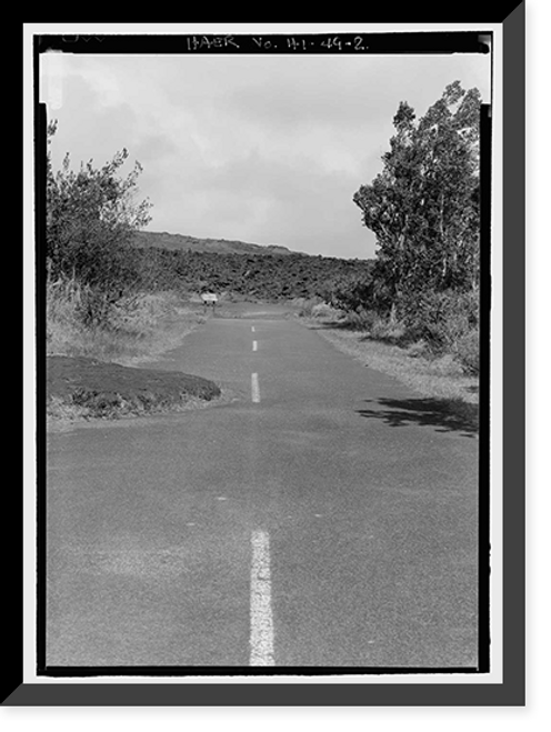 Historic Framed Print, Chain of Craters Road, Volcano, Hawaii County, HI - 2,  17-7/8" x 21-7/8"