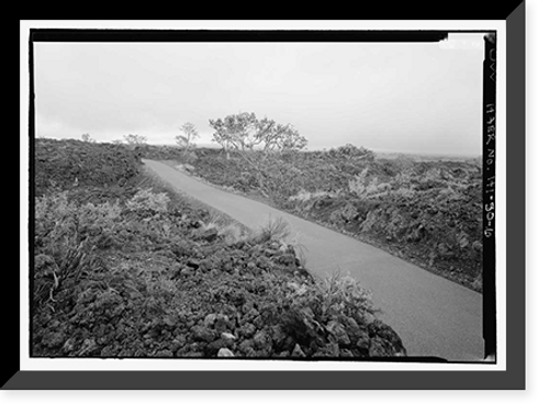 Historic Framed Print, Mauna Loa Road, Volcano, Hawaii County, HI - 6,  17-7/8" x 21-7/8"