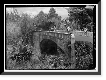Historic Framed Print, Haleakala National Park Roads, Pukalani, Maui County, HI - 25,  17-7/8" x 21-7/8"