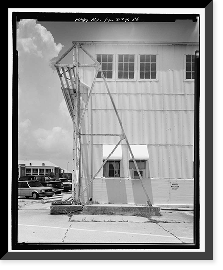 U.S. Naval Air Station, Seaplane Hangar, Pensacola, Escambia County, FL - 16 Classic, Vintage Poster