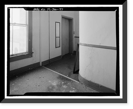 Historic Framed Print, Ormond Hotel, 15 East Granada, Ormond Beach, Volusia County, FL - 77,  17-7/8" x 21-7/8"