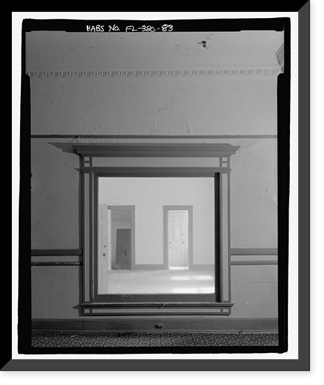 Historic Framed Print, Ormond Hotel, 15 East Granada, Ormond Beach, Volusia County, FL - 83,  17-7/8" x 21-7/8"