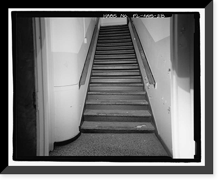 Historic Framed Print, George Washington Junior High School, 707 Columbus Drive, Tampa, Hillsborough County, FL - 28,  17-7/8" x 21-7/8"