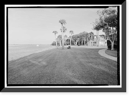 Historic Framed Print, Kingsley Plantation, 11676 Palmetto Avenue, Jacksonville, Duval County, FL - 3,  17-7/8" x 21-7/8"