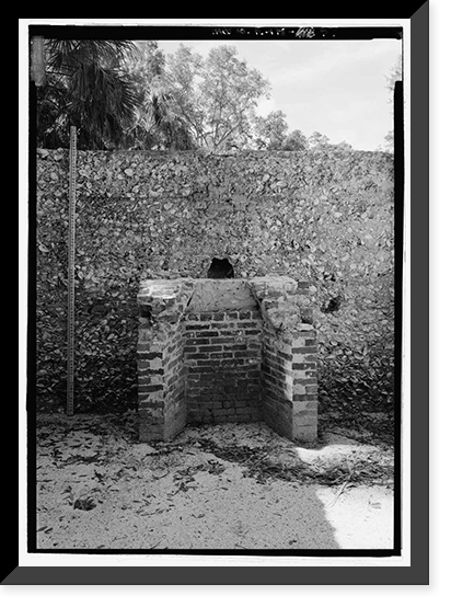 Historic Framed Print, Kingsley Plantation, 11676 Palmetto Avenue, Jacksonville, Duval County, FL - 57,  17-7/8" x 21-7/8"