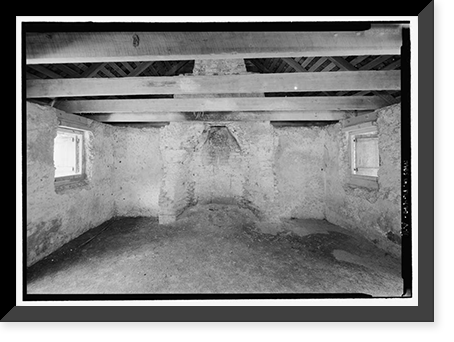 Historic Framed Print, Kingsley Plantation, Slave Quarters, 11676 Palmetto Avenue, Jacksonville, Duval County, FL - 11,  17-7/8" x 21-7/8"