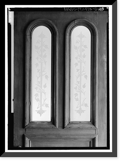Historic Framed Print, Kingsley Plantation, House, 11676 Palmetto Avenue, Jacksonville, Duval County, FL - 25,  17-7/8" x 21-7/8"