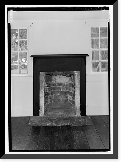 Historic Framed Print, Kingsley Plantation, House, 11676 Palmetto Avenue, Jacksonville, Duval County, FL - 42,  17-7/8" x 21-7/8"