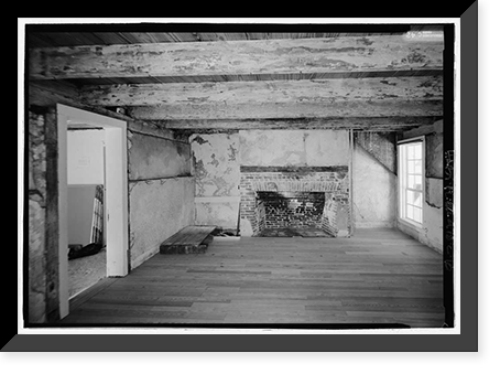 Historic Framed Print, Kingsley Plantation, Kitchen, 11676 Palmetto Avenue, Jacksonville, Duval County, FL - 10,  17-7/8" x 21-7/8"