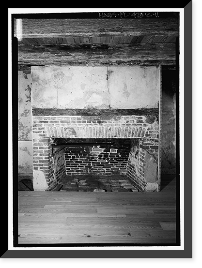 Historic Framed Print, Kingsley Plantation, Kitchen, 11676 Palmetto Avenue, Jacksonville, Duval County, FL - 11,  17-7/8" x 21-7/8"