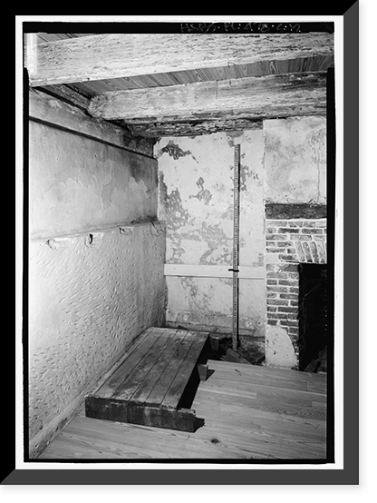 Historic Framed Print, Kingsley Plantation, Kitchen, 11676 Palmetto Avenue, Jacksonville, Duval County, FL - 12,  17-7/8" x 21-7/8"