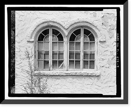 Historic Framed Print, Pauline Kilker House, 1410 North Lincoln Avenue-3300 West Laurel Street, Tampa, Hillsborough County, FL - 9,  17-7/8" x 21-7/8"