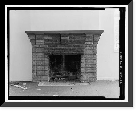 Historic Framed Print, Pauline Kilker House, 1410 North Lincoln Avenue-3300 West Laurel Street, Tampa, Hillsborough County, FL - 22,  17-7/8" x 21-7/8"