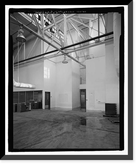 Historic Framed Print, U.S. Naval Air Station, Aircraft Overhaul & Repair, East Avenue, Pensacola, Escambia County, FL - 16,  17-7/8" x 21-7/8"