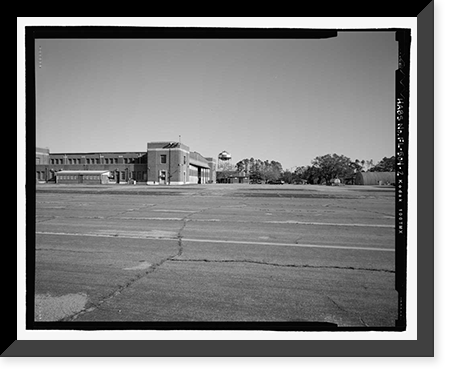 Historic Framed Print, U.S. Naval Air Station, Storage, Pensacola, Escambia County, FL - 2,  17-7/8" x 21-7/8"
