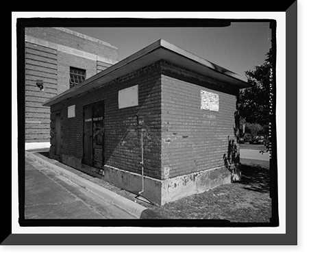 Historic Framed Print, U.S. Naval Air Station, Storage, Pensacola, Escambia County, FL - 3,  17-7/8" x 21-7/8"