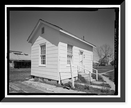 Historic Framed Print, U.S. Naval Air Station, Servant's Quarters Q-4C, Q-4 North Avenue, Pensacola, Escambia County, FL - 3,  17-7/8" x 21-7/8"