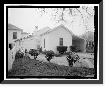 Historic Framed Print, U.S. Naval Air Station, Garage Q-7E, Q-7 North Avenue, Pensacola, Escambia County, FL - 3,  17-7/8" x 21-7/8"