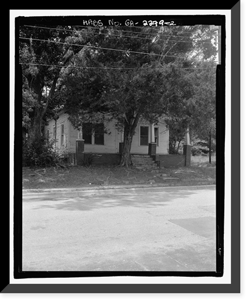 Historic Framed Print, Lee House, 19 Henrietta Street, Savannah, Chatham County, GA - 2,  17-7/8" x 21-7/8"