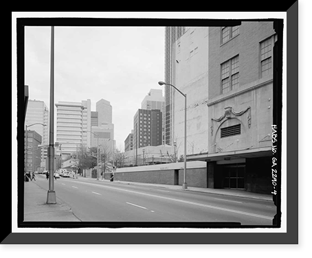 Historic Framed Print, Rich's Downtown Department Store, 45 Broad Street, Atlanta, Fulton County, GA - 4,  17-7/8" x 21-7/8"