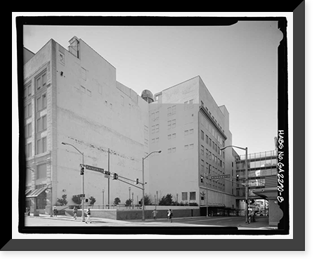Historic Framed Print, Rich's Downtown Department Store, 45 Broad Street, Atlanta, Fulton County, GA - 8,  17-7/8" x 21-7/8"