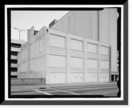 Historic Framed Print, Rich's Downtown Department Store, 45 Broad Street, Atlanta, Fulton County, GA - 16,  17-7/8" x 21-7/8"