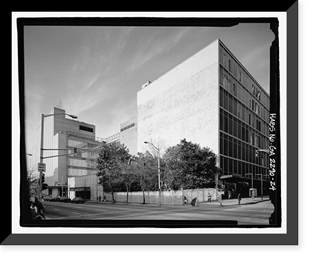 Historic Framed Print, Rich's Downtown Department Store, 45 Broad Street, Atlanta, Fulton County, GA - 24,  17-7/8" x 21-7/8"
