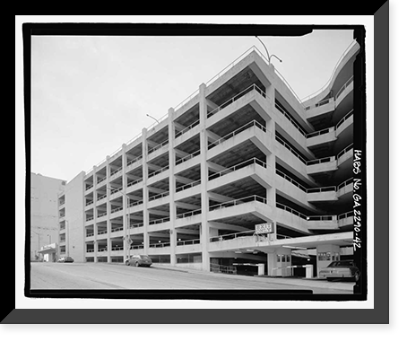 Historic Framed Print, Rich's Downtown Department Store, 45 Broad Street, Atlanta, Fulton County, GA - 42,  17-7/8" x 21-7/8"