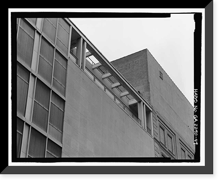 Historic Framed Print, Rich's Downtown Department Store, 45 Broad Street, Atlanta, Fulton County, GA - 49,  17-7/8" x 21-7/8"