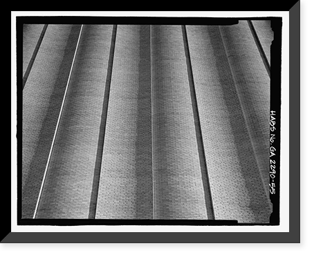 Historic Framed Print, Rich's Downtown Department Store, 45 Broad Street, Atlanta, Fulton County, GA - 55,  17-7/8" x 21-7/8"