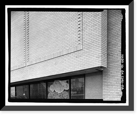 Historic Framed Print, Rich's Downtown Department Store, 45 Broad Street, Atlanta, Fulton County, GA - 58,  17-7/8" x 21-7/8"