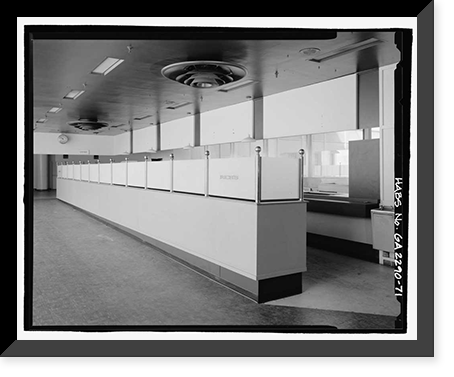 Historic Framed Print, Rich's Downtown Department Store, 45 Broad Street, Atlanta, Fulton County, GA - 71,  17-7/8" x 21-7/8"