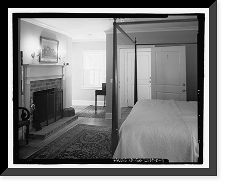 Historic Framed Print, Richmond Hill Plantation, Caretaker's House, East of Richmond Hill on Ford Neck Road, Richmond Hill, Bryan County, GA - 9,  17-7/8" x 21-7/8"